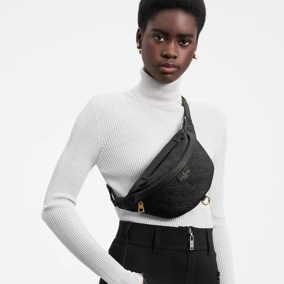 NEW Discontinued Louis Vuitton Bumbag / Waist Bag Monogram Empreinte Noir Black - Picture 13 of 13